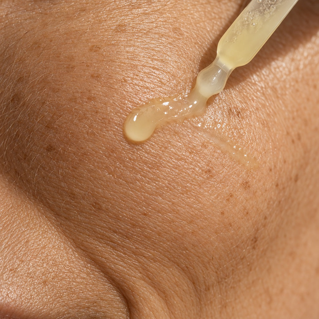 Macro study of the serum meeting skin